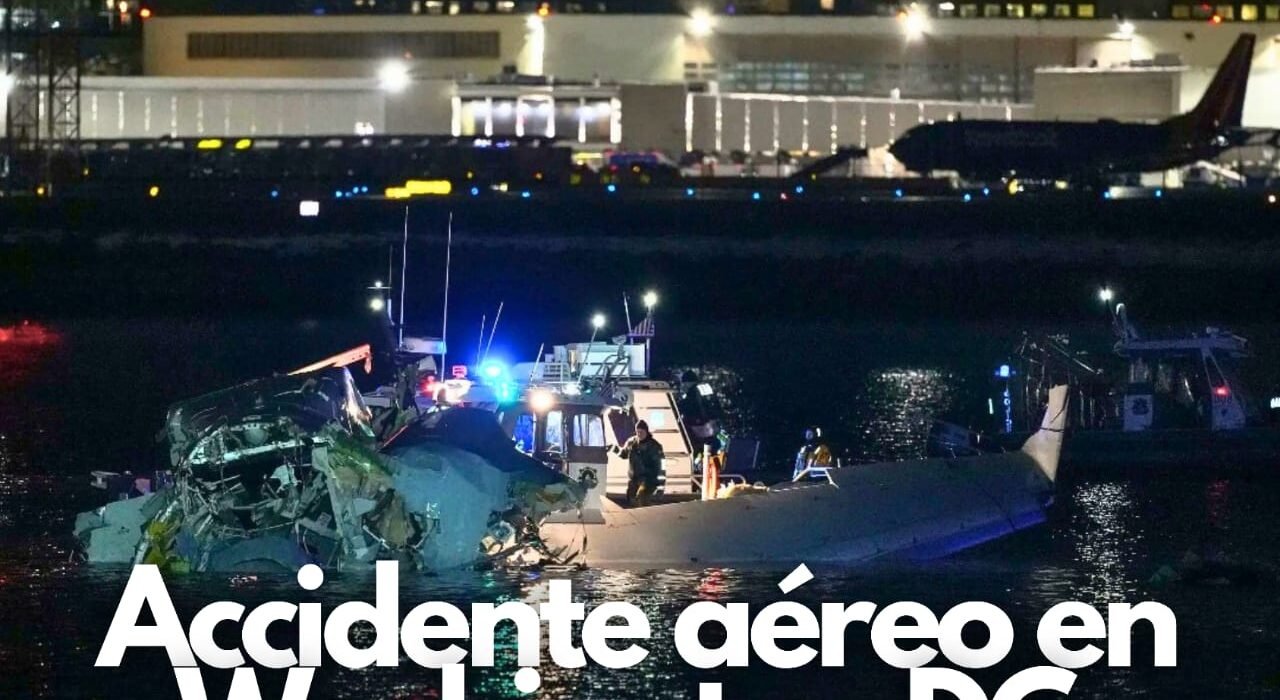 Accidente aéreo en Washington DC